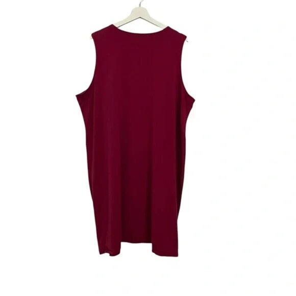 Eileen Fisher Berry Pima Cotton Jersey Dress 3X Preloved - Picture 6 of 11